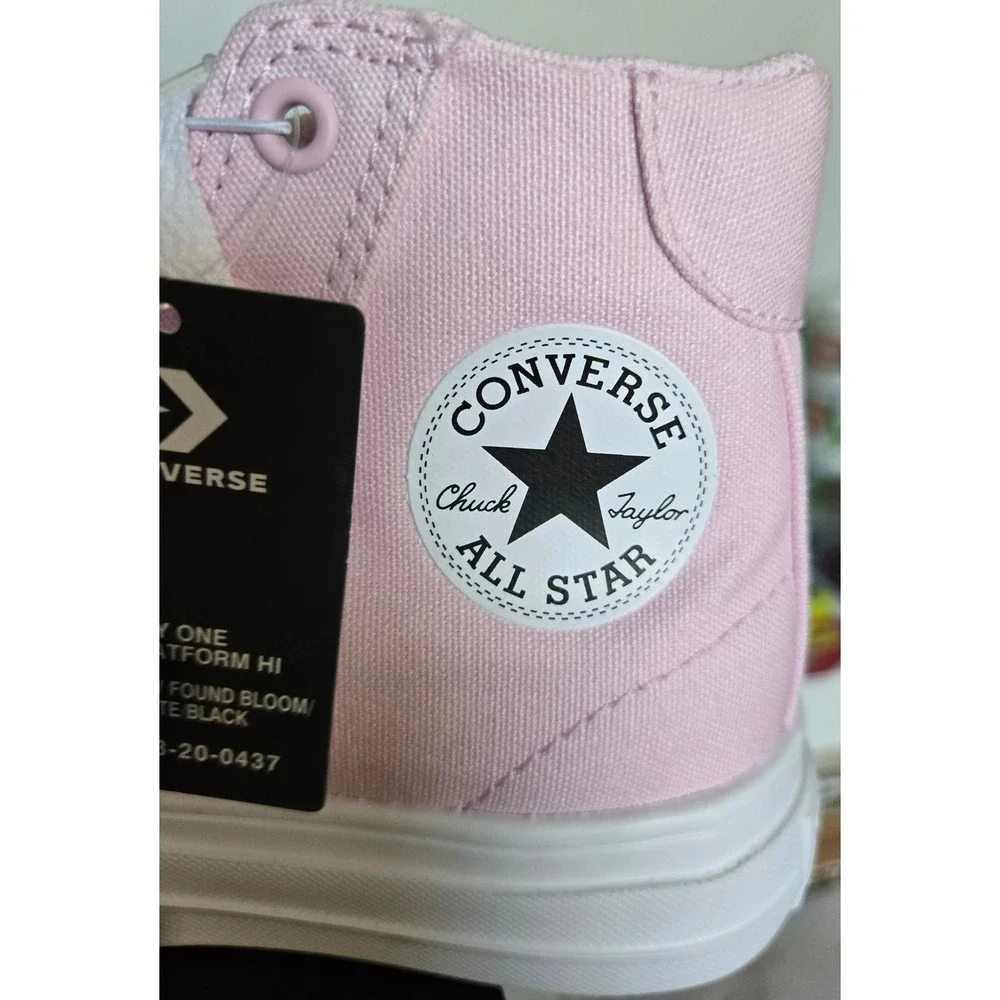 Converse Chuck Taylor All Star Day One Platform Hi Pink Youth Size 1 A19330F
